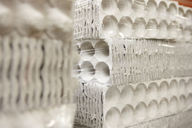 Development is more than our daily work. Verpackungen aus Faserguss (Moulded pulp)